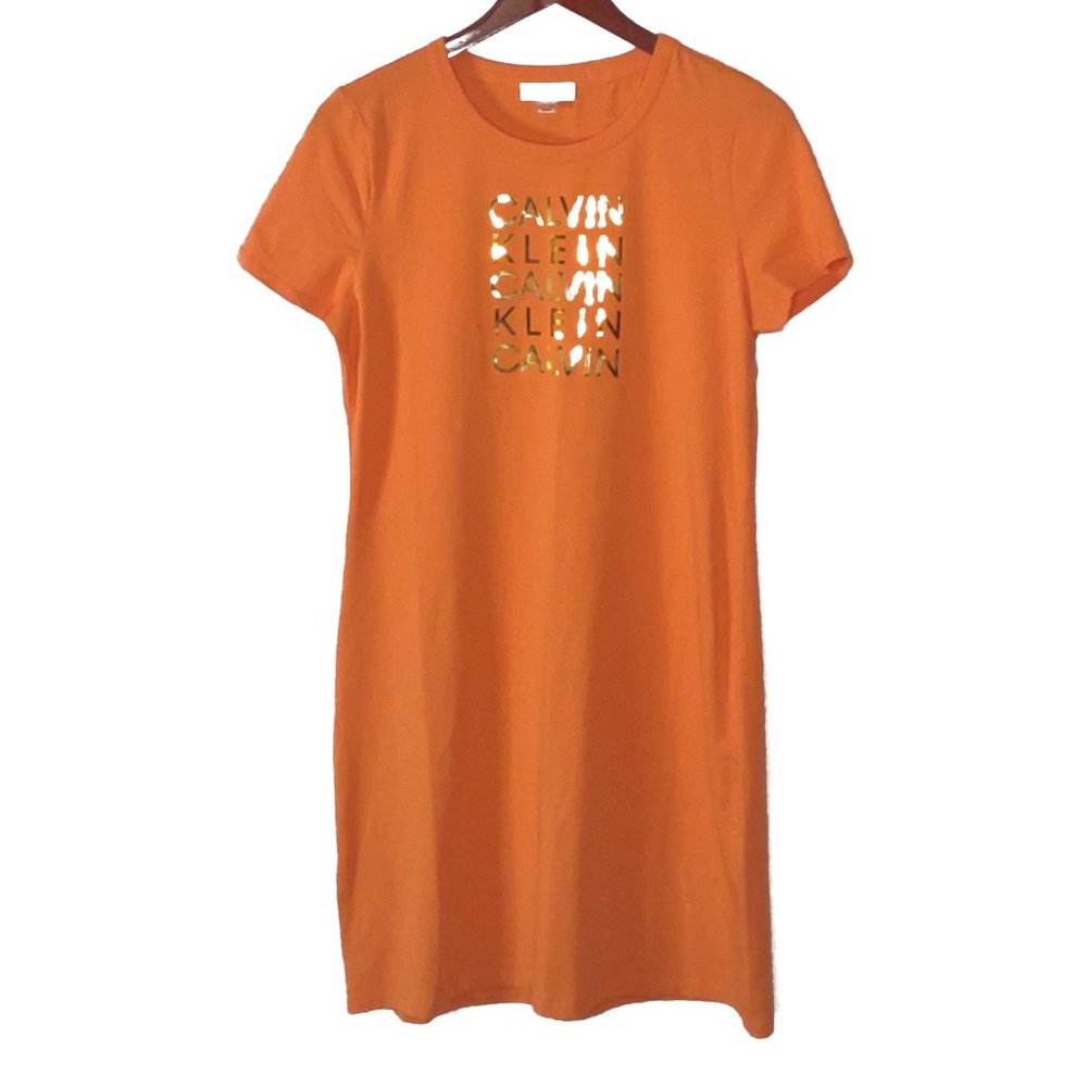 Calvin Klein Short Sleeve T-Shirt Dress Size M